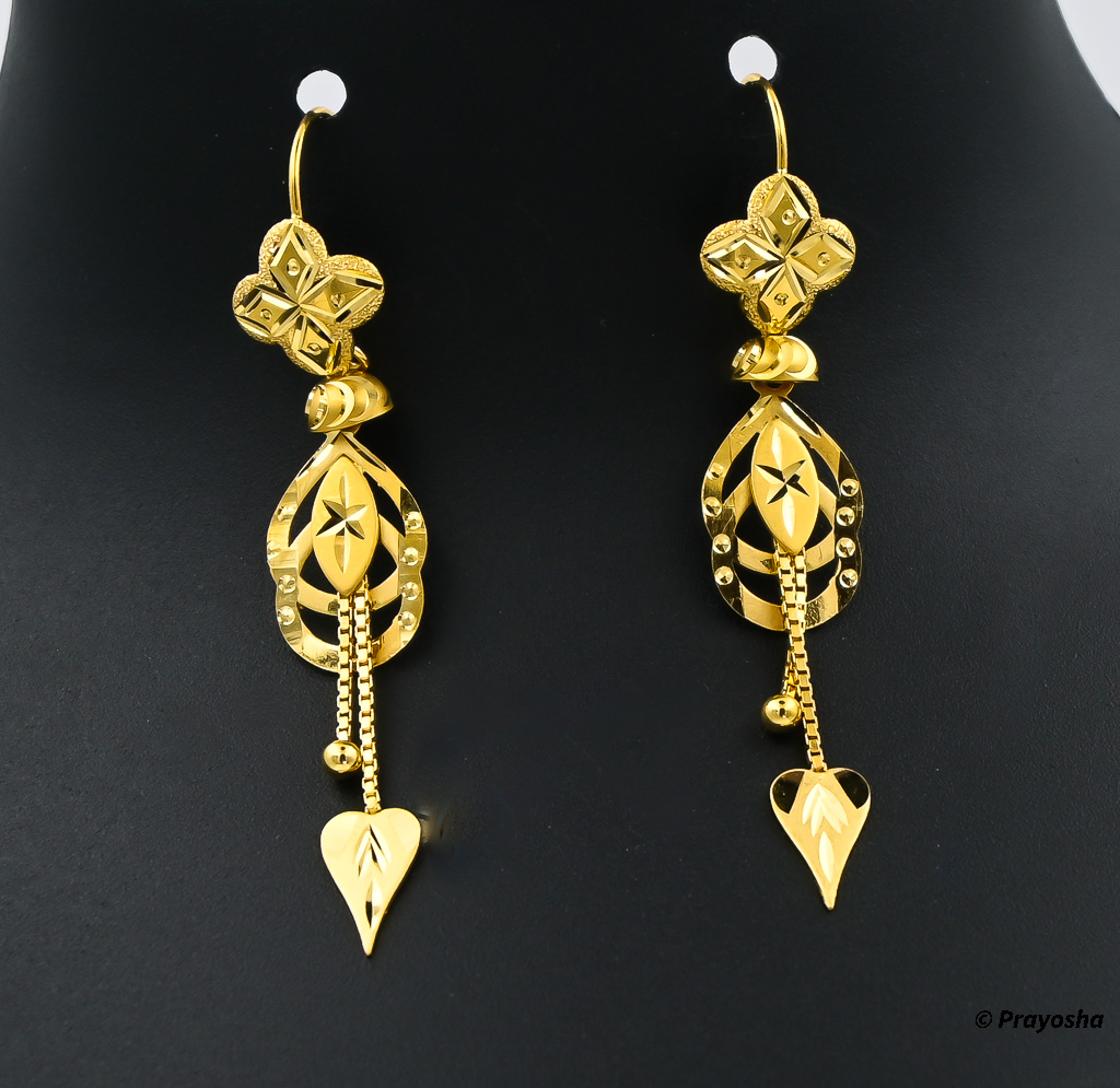 Buy Bindhani Women's & Girls' Hammered Small Oxidised Jhumka Earrings