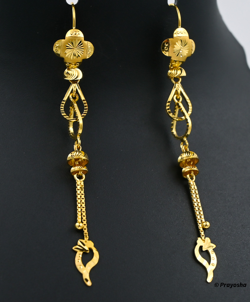 Gold Latkan Dangle Pair Fashion Jewllery Ladies Womens Gift Accessories  Dress Up | eBay